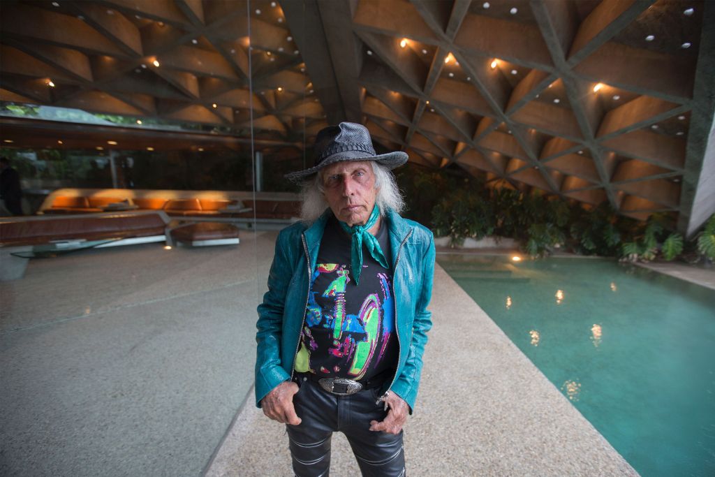 James Goldstein is seen during a tour of the John Lautner-designed home, being donated to the Los Angeles County Museum of Art (LACMA) by fashion and basketball aficionado James Goldstein February 16, 2016 in Beverly Hills, California. / AFP / David McNew        (Photo credit should read DAVID MCNEW/AFP/Getty Images)